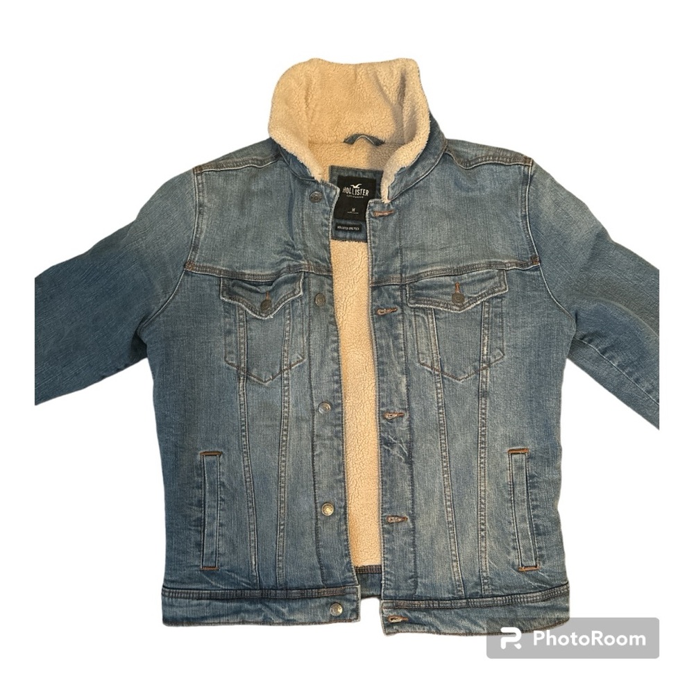 Hollister Sherpa Jean Jacket